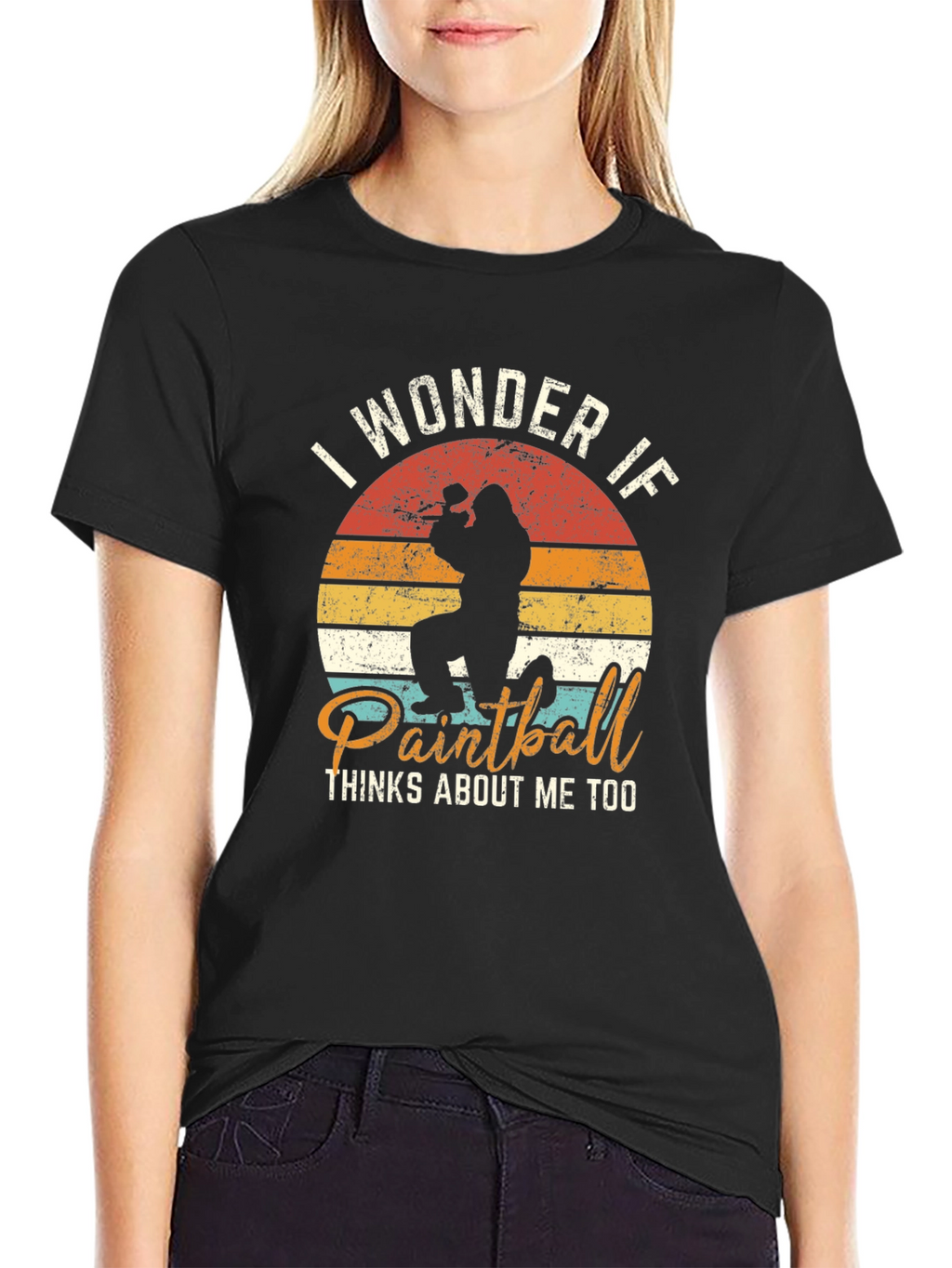 Paintball Retro Graphic T-Shirt