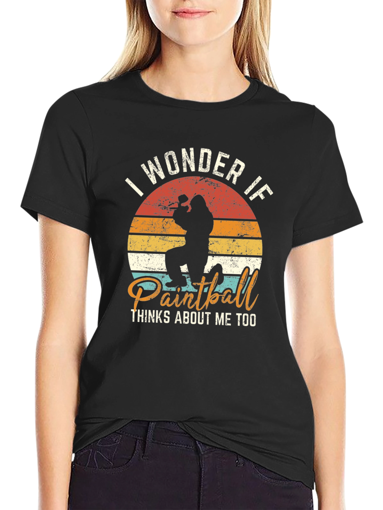 Paintball Retro Graphic T-Shirt