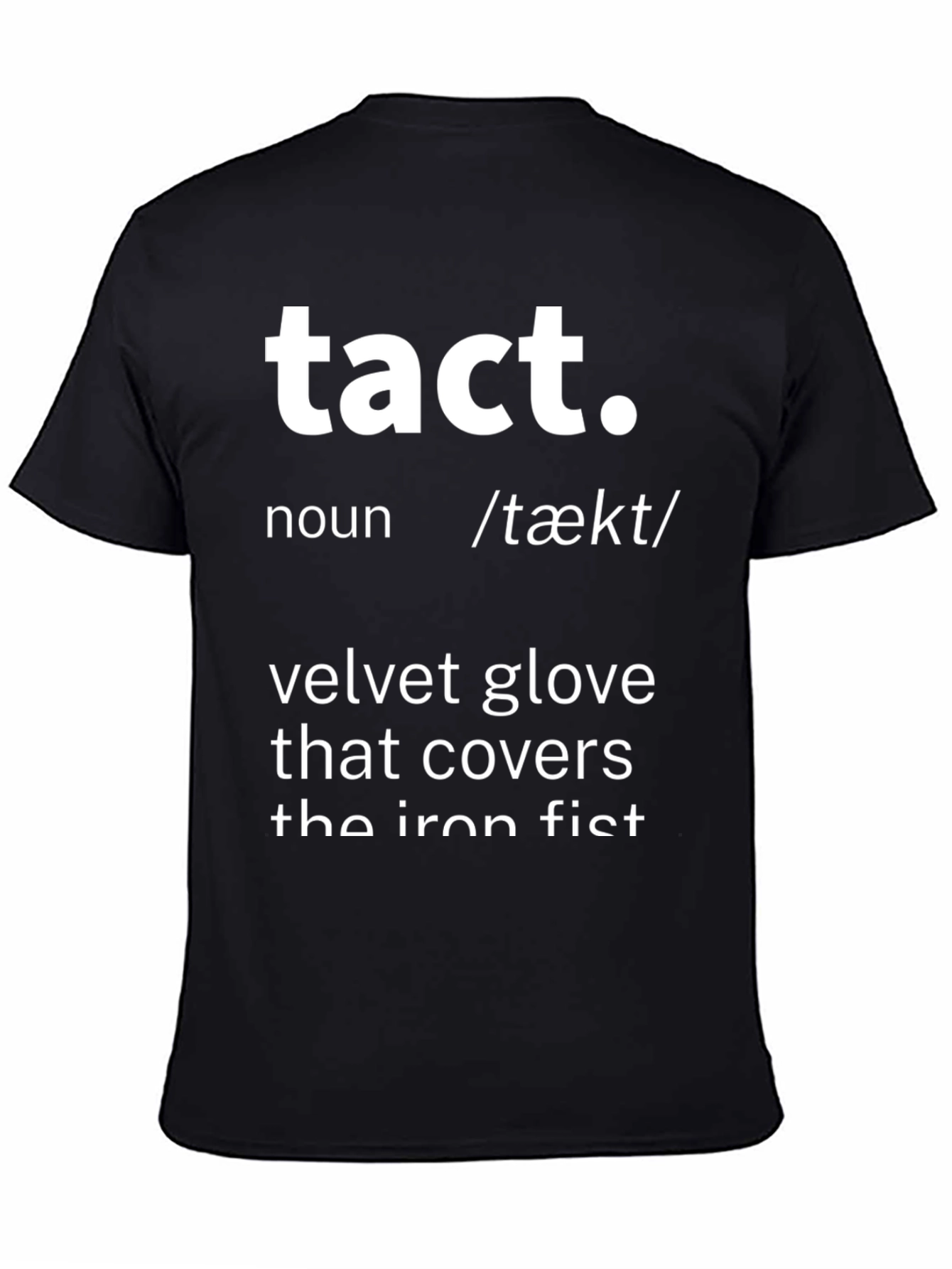 Tact Definition Graphic T-Shirt - Black