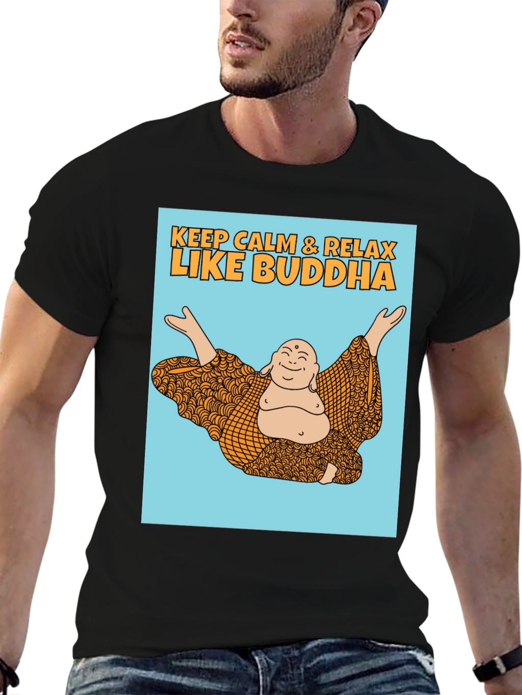 Keep Calm Like Buddha T-Shirt