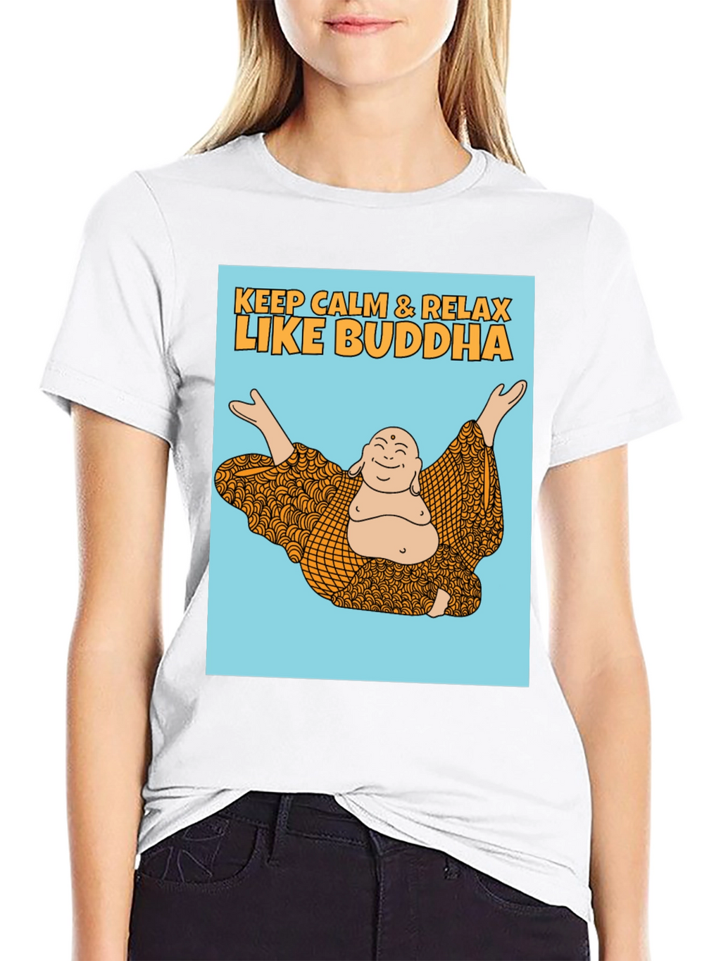 Keep Calm Like Buddha T-Shirt