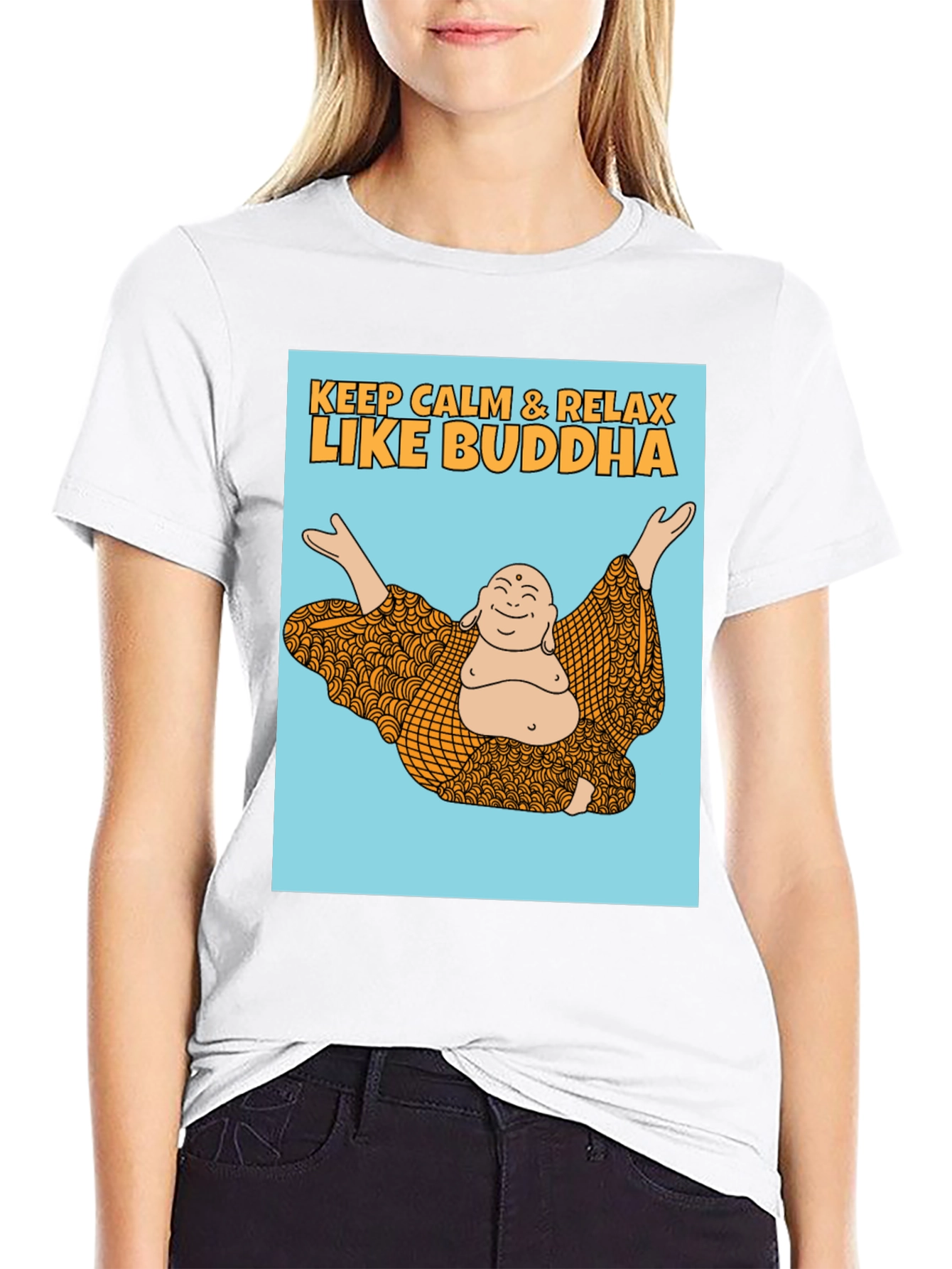Keep Calm Like Buddha T-Shirt