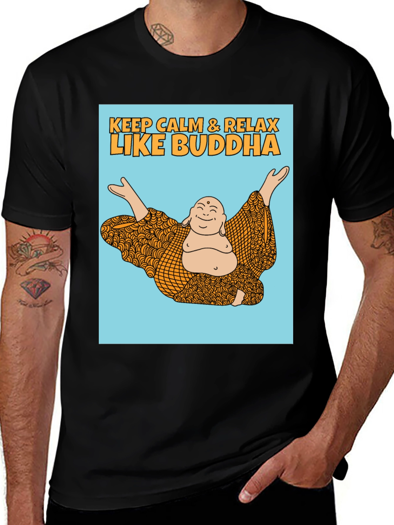 Keep Calm Like Buddha T-Shirt