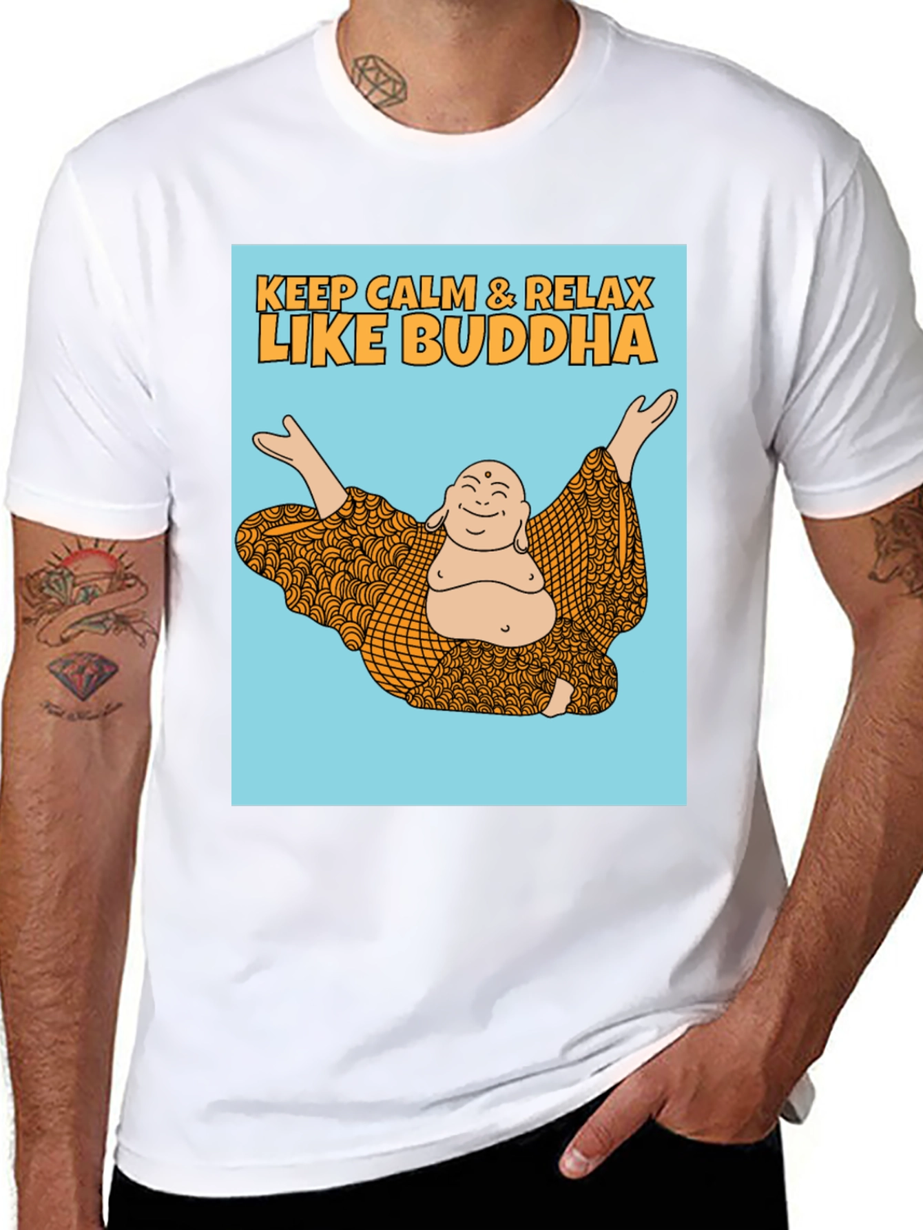 Keep Calm Like Buddha T-Shirt