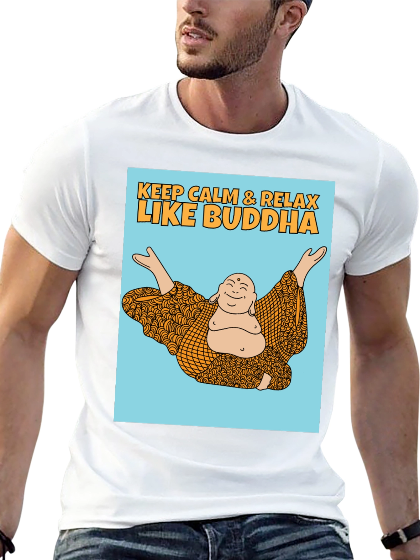 Keep Calm Like Buddha T-Shirt
