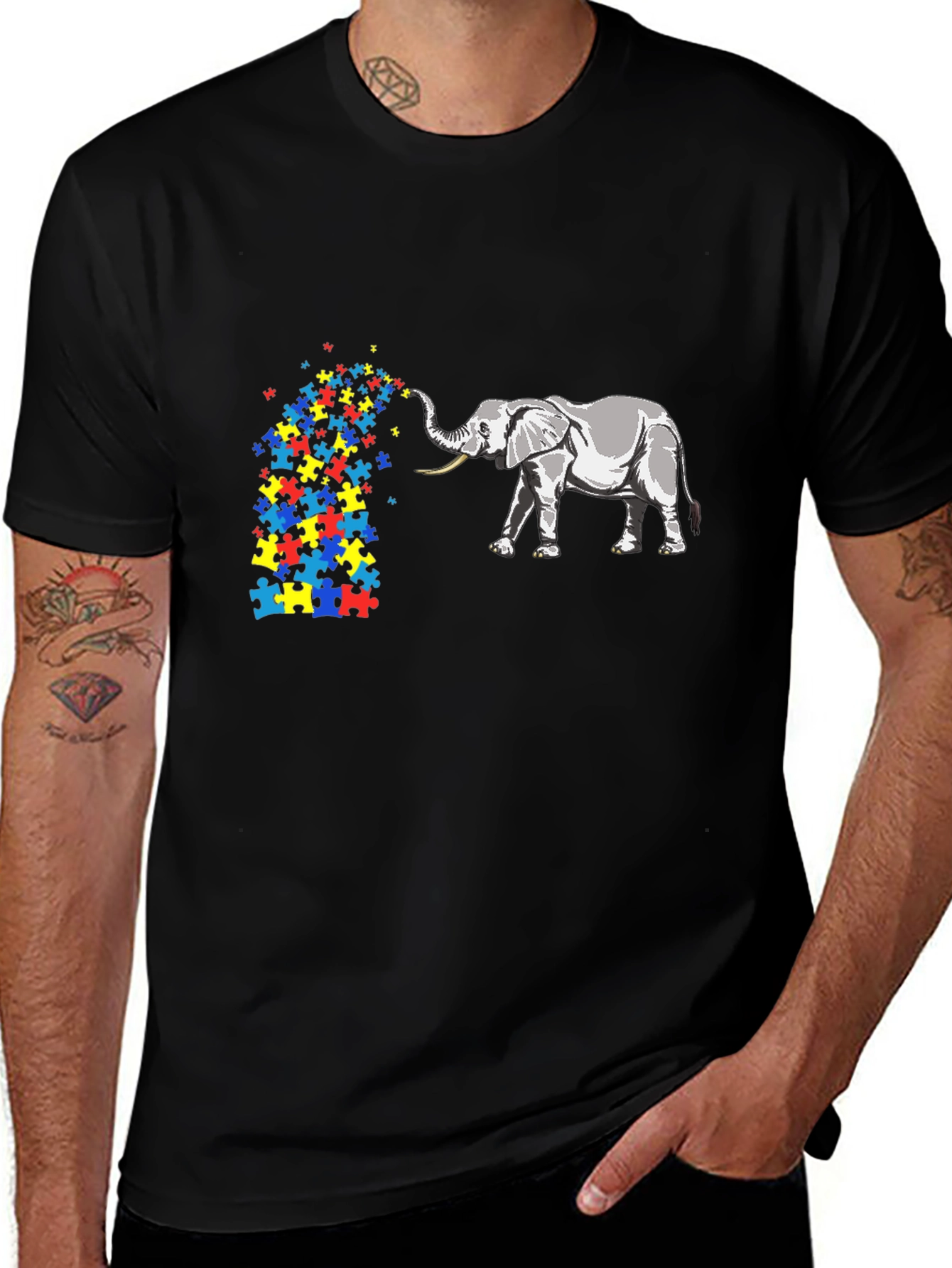 Autism Awareness Elephant T-Shirt