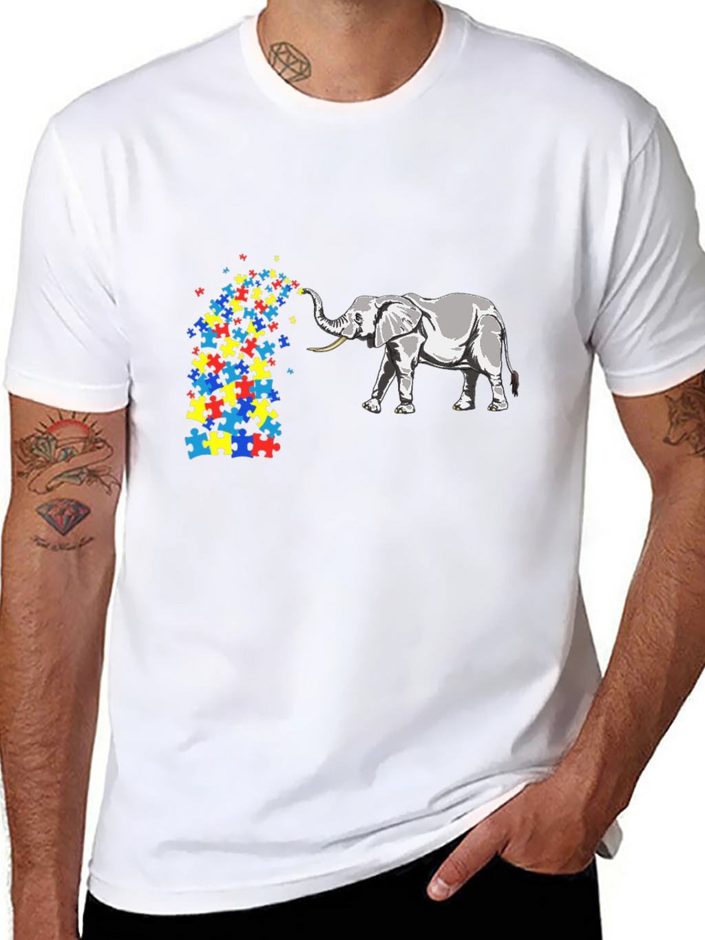 Autism Awareness Elephant T-Shirt