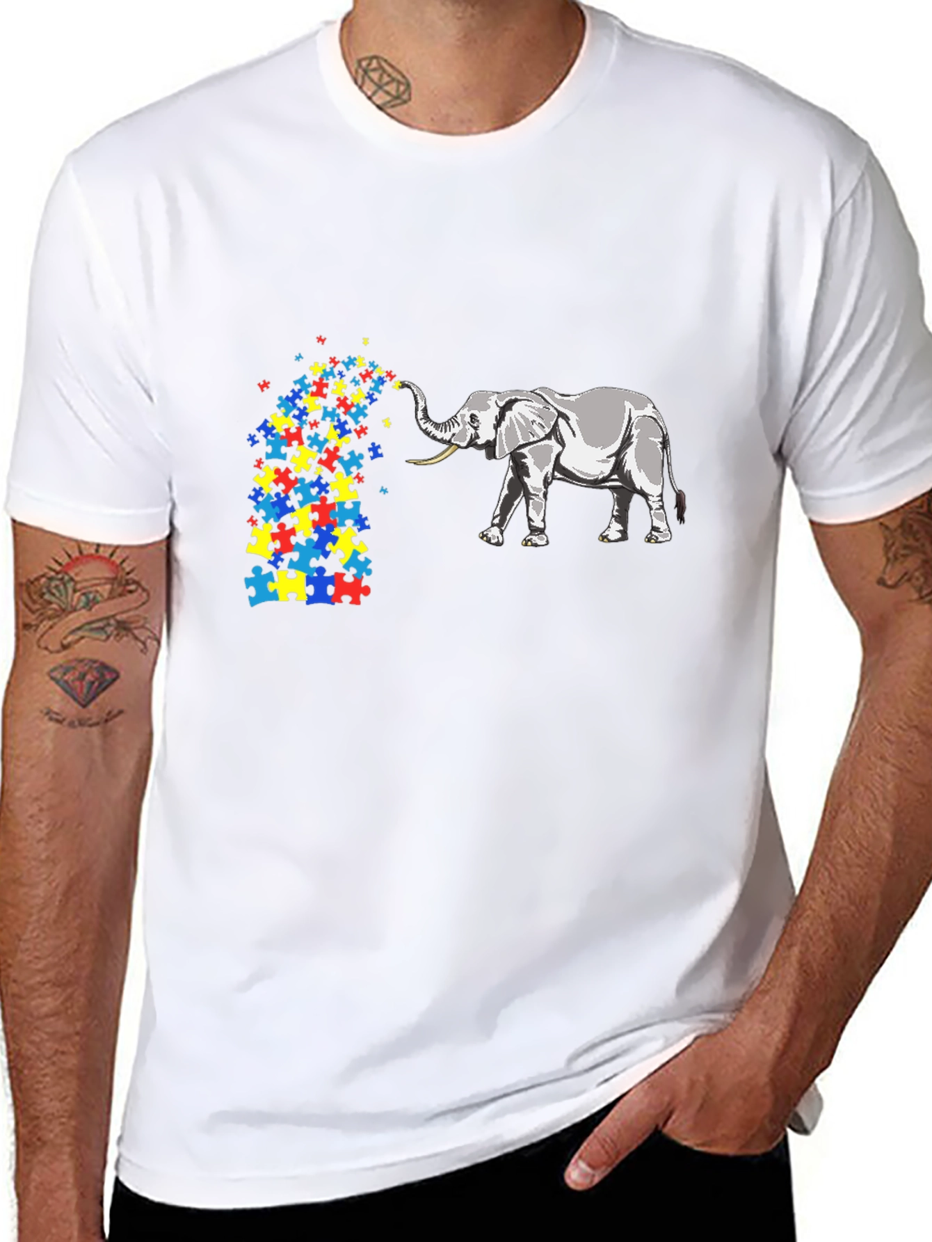 Autism Awareness Elephant T-Shirt