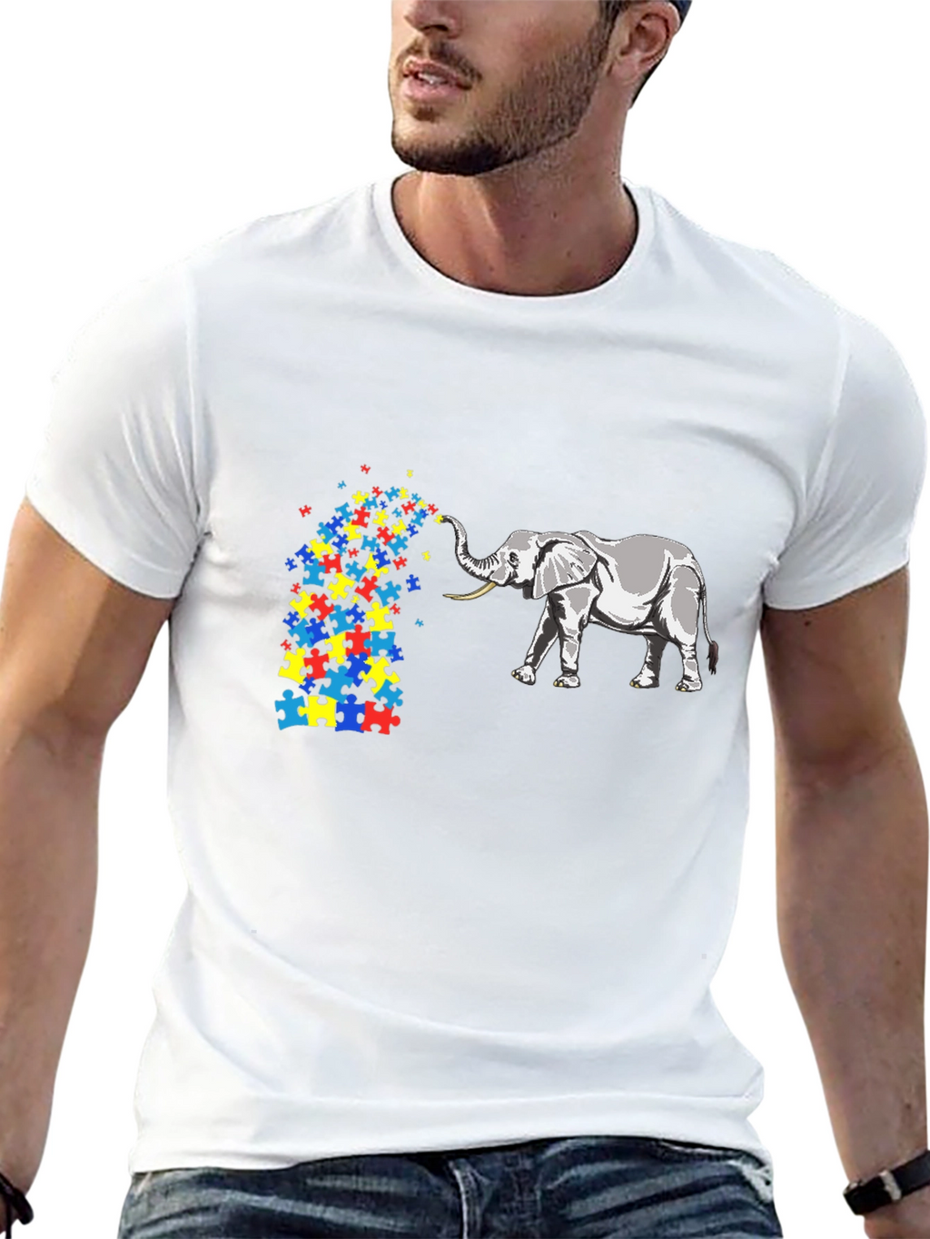 Autism Awareness Elephant T-Shirt