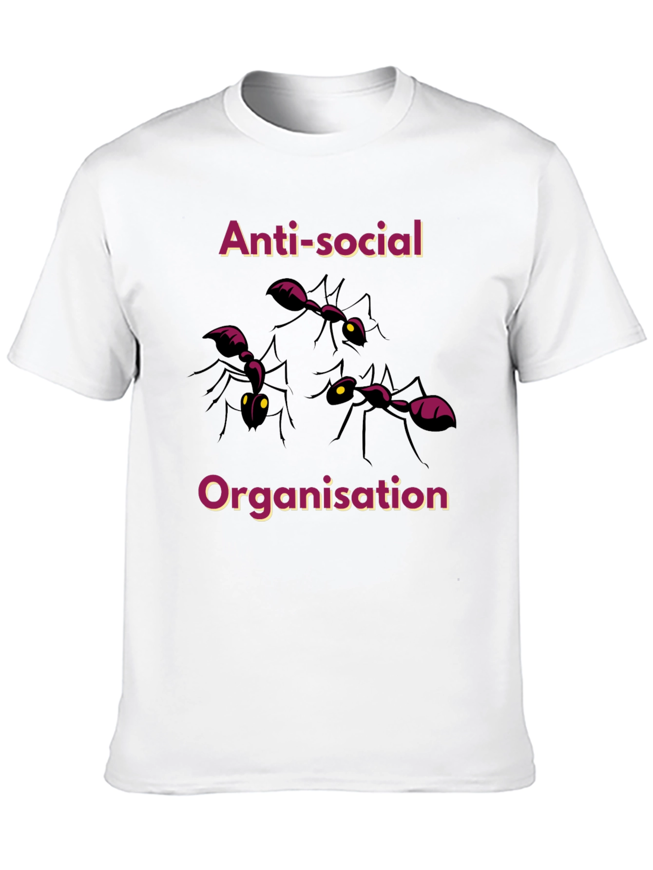 Anti-Social Organisation Graphic T-Shirt