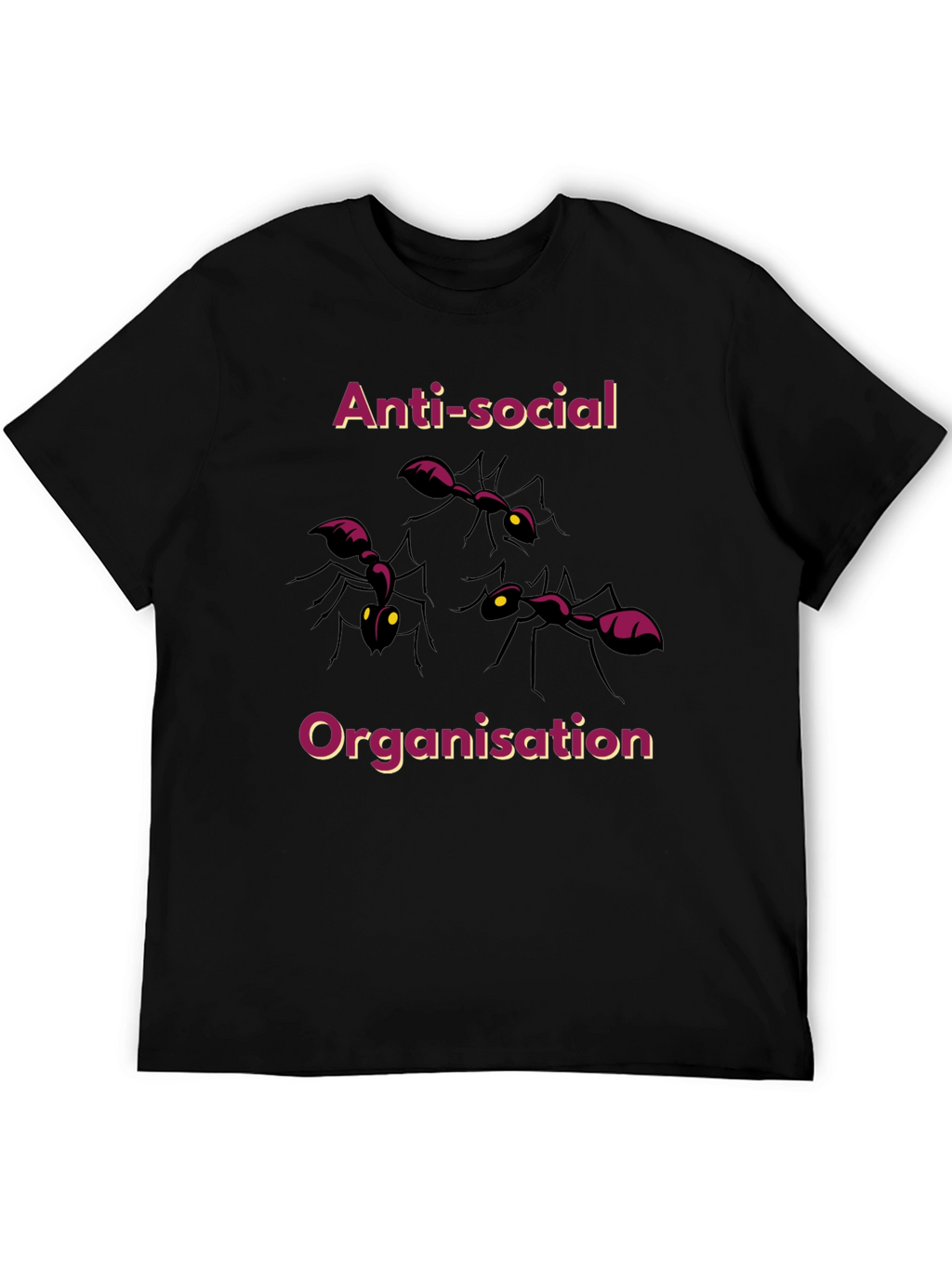 Anti-Social Organisation Graphic T-Shirt