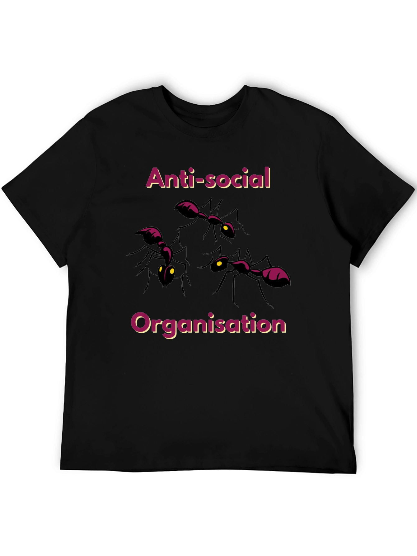 Anti-Social Organisation Graphic T-Shirt