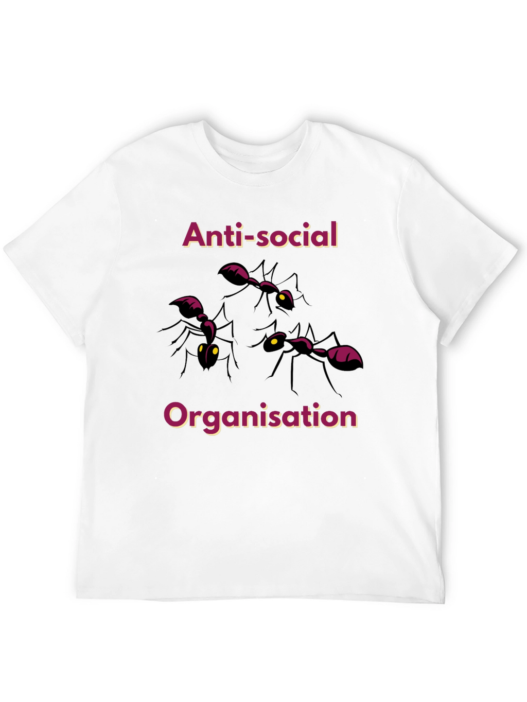 Anti-Social Organisation Graphic T-Shirt