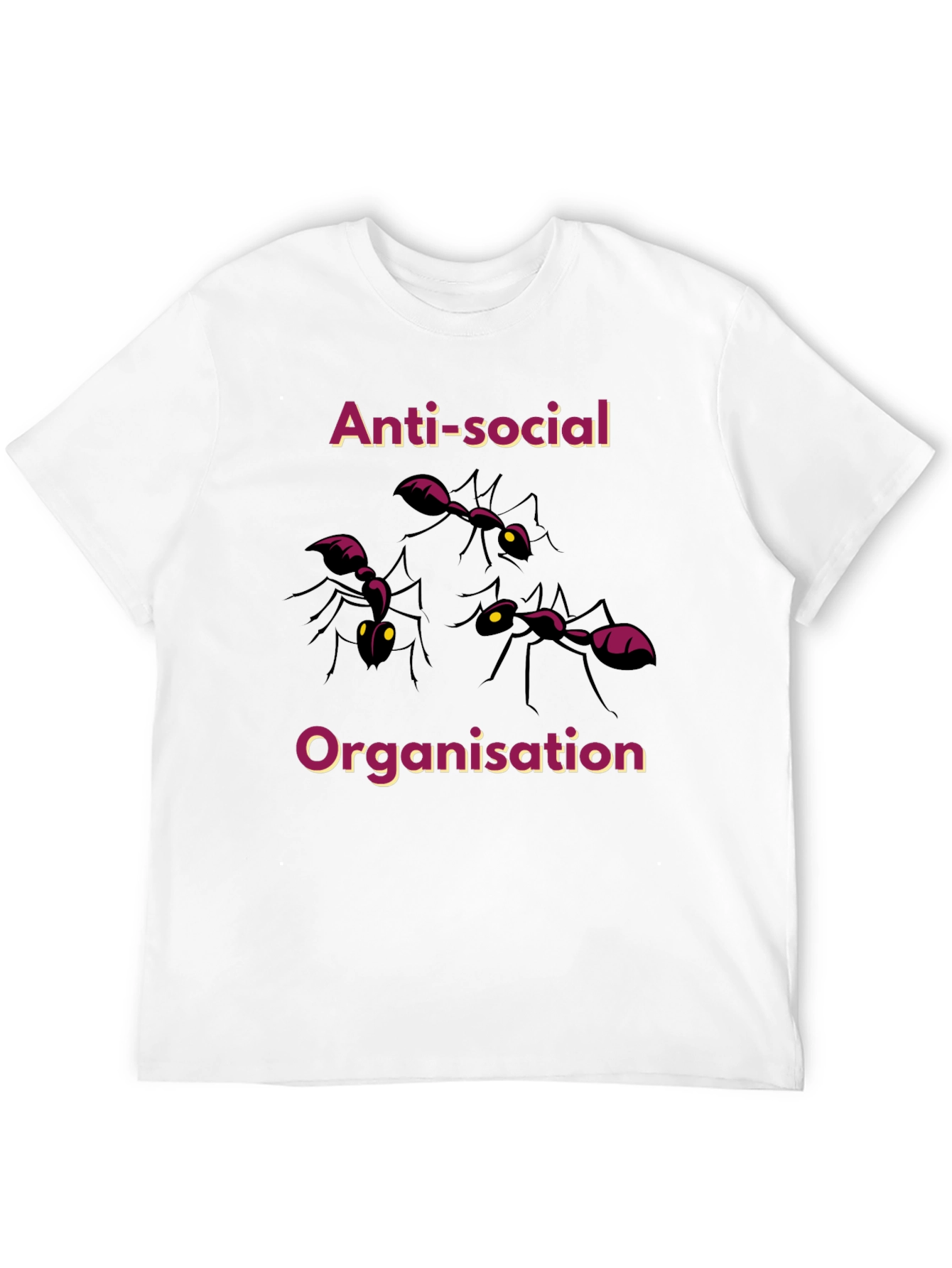 Anti-Social Organisation Graphic T-Shirt