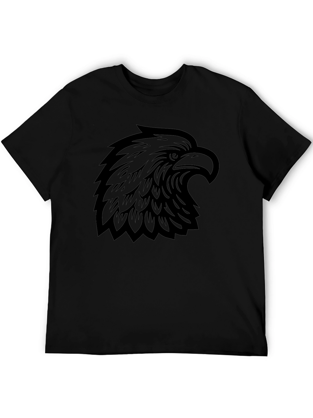 Black Eagle Graphic Tee - Mens Casual Top