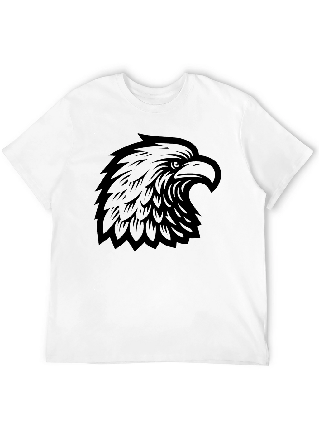 Black Eagle Graphic Tee - Mens Casual Top