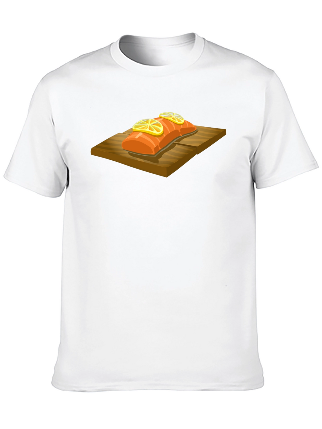 Salmon T-Shirt - Cedar Plank Grilled Fish Graphic Tee