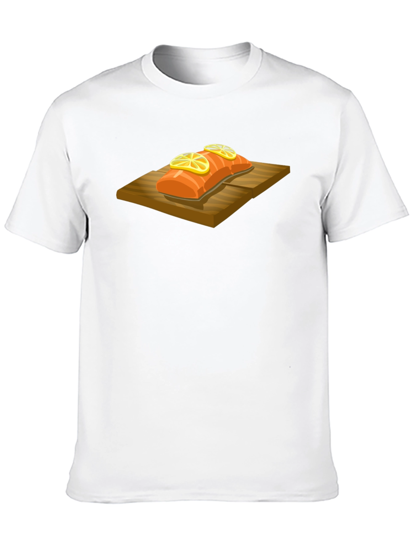 Salmon T-Shirt - Cedar Plank Grilled Fish Graphic Tee