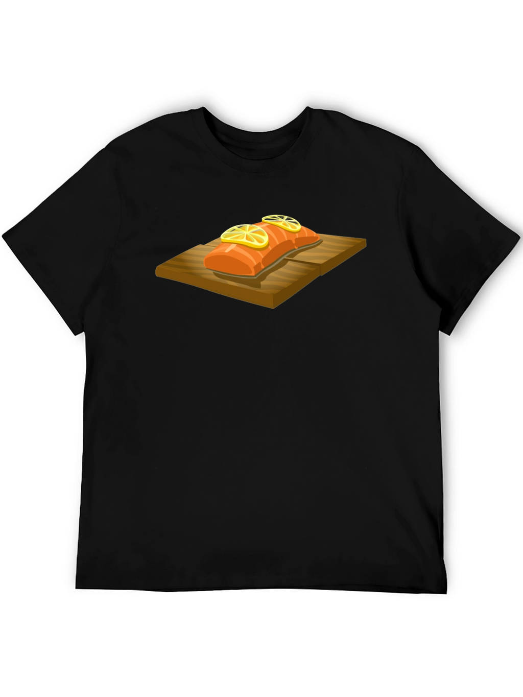 Salmon T-Shirt - Cedar Plank Grilled Fish Graphic Tee