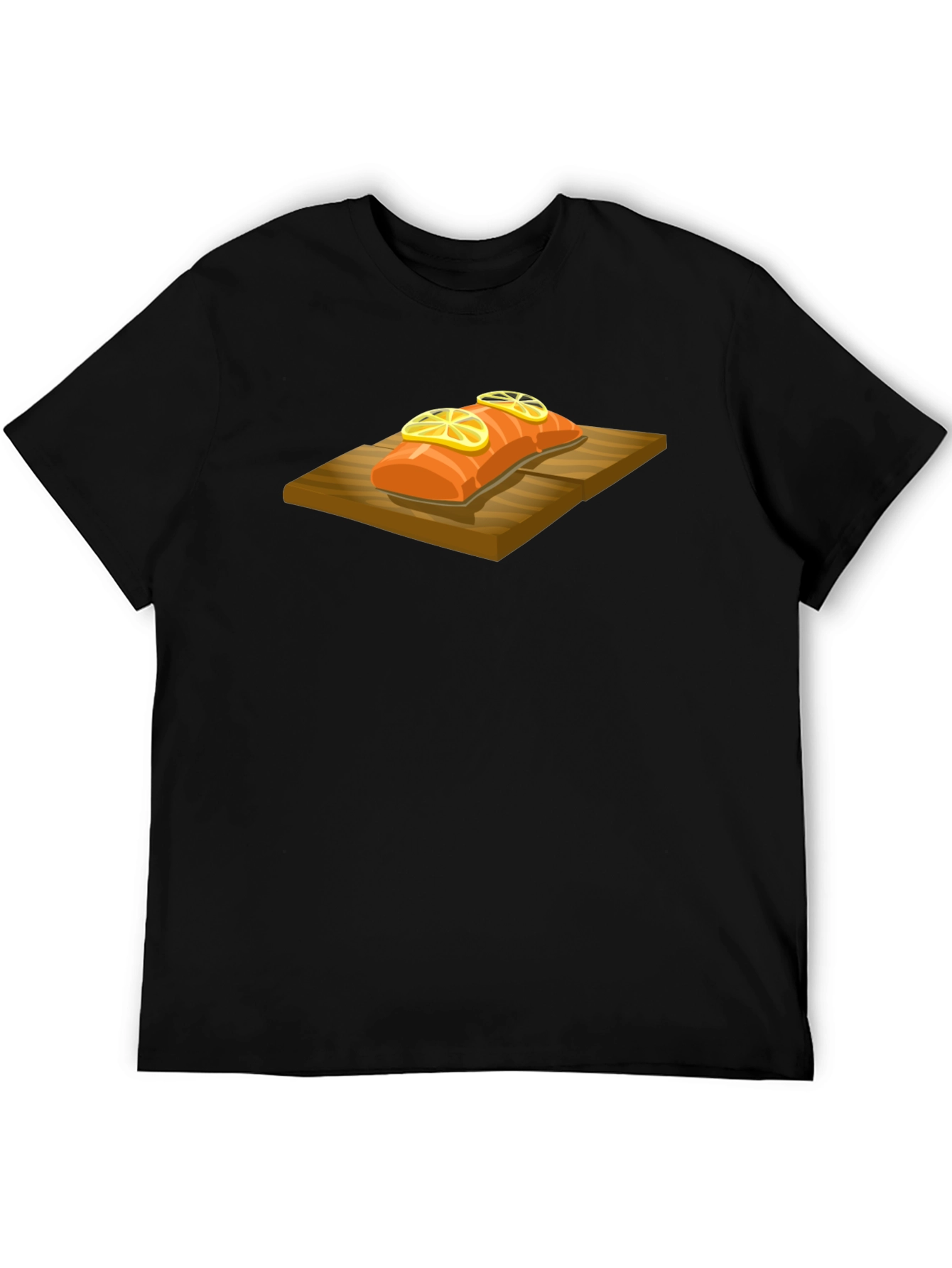 Salmon T-Shirt - Cedar Plank Grilled Fish Graphic Tee