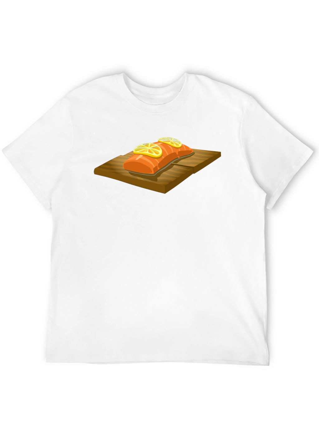 Salmon T-Shirt - Cedar Plank Grilled Fish Graphic Tee