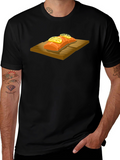 Salmon T-Shirt - Cedar Plank Grilled Fish Graphic Tee