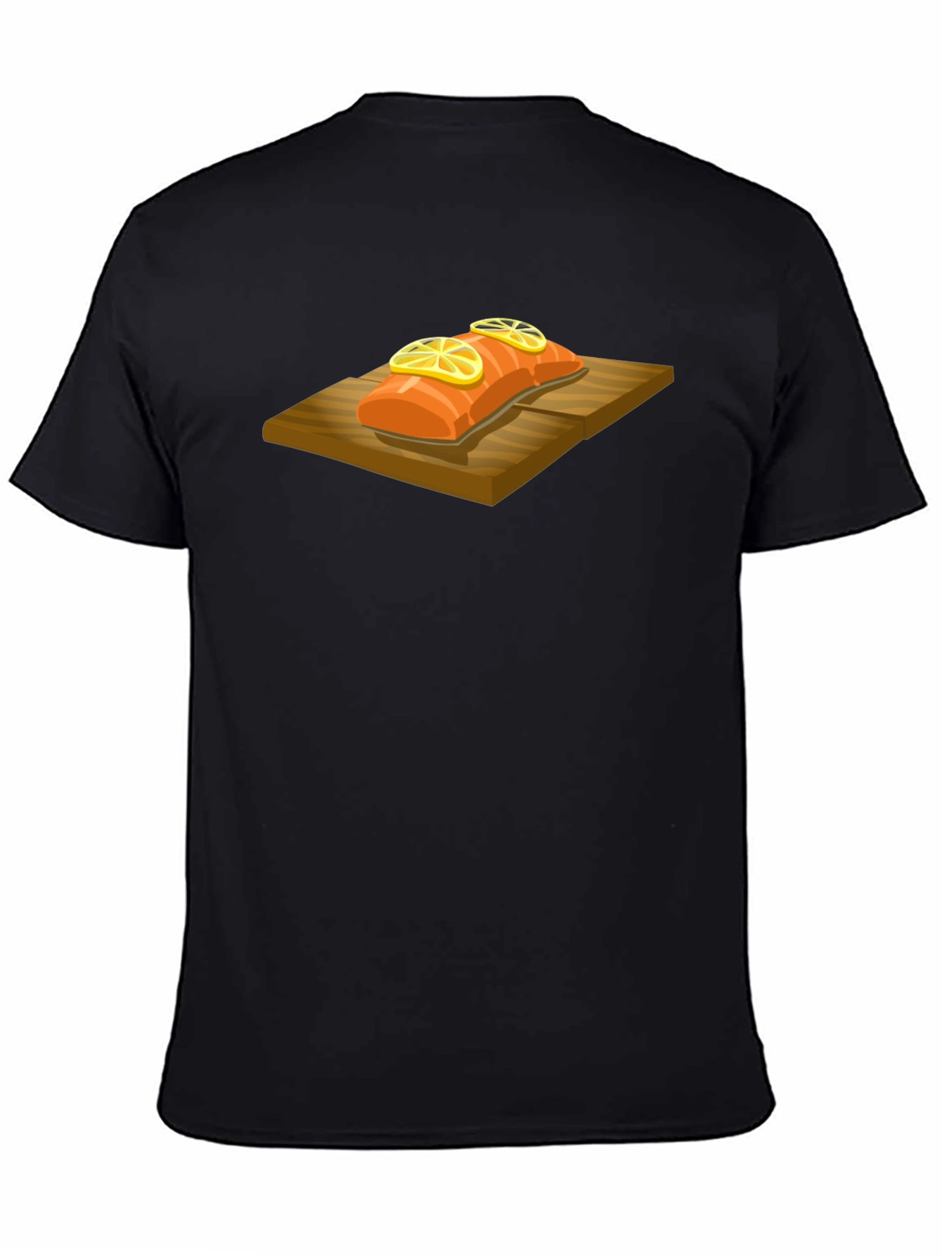 Salmon T-Shirt - Cedar Plank Grilled Fish Graphic Tee
