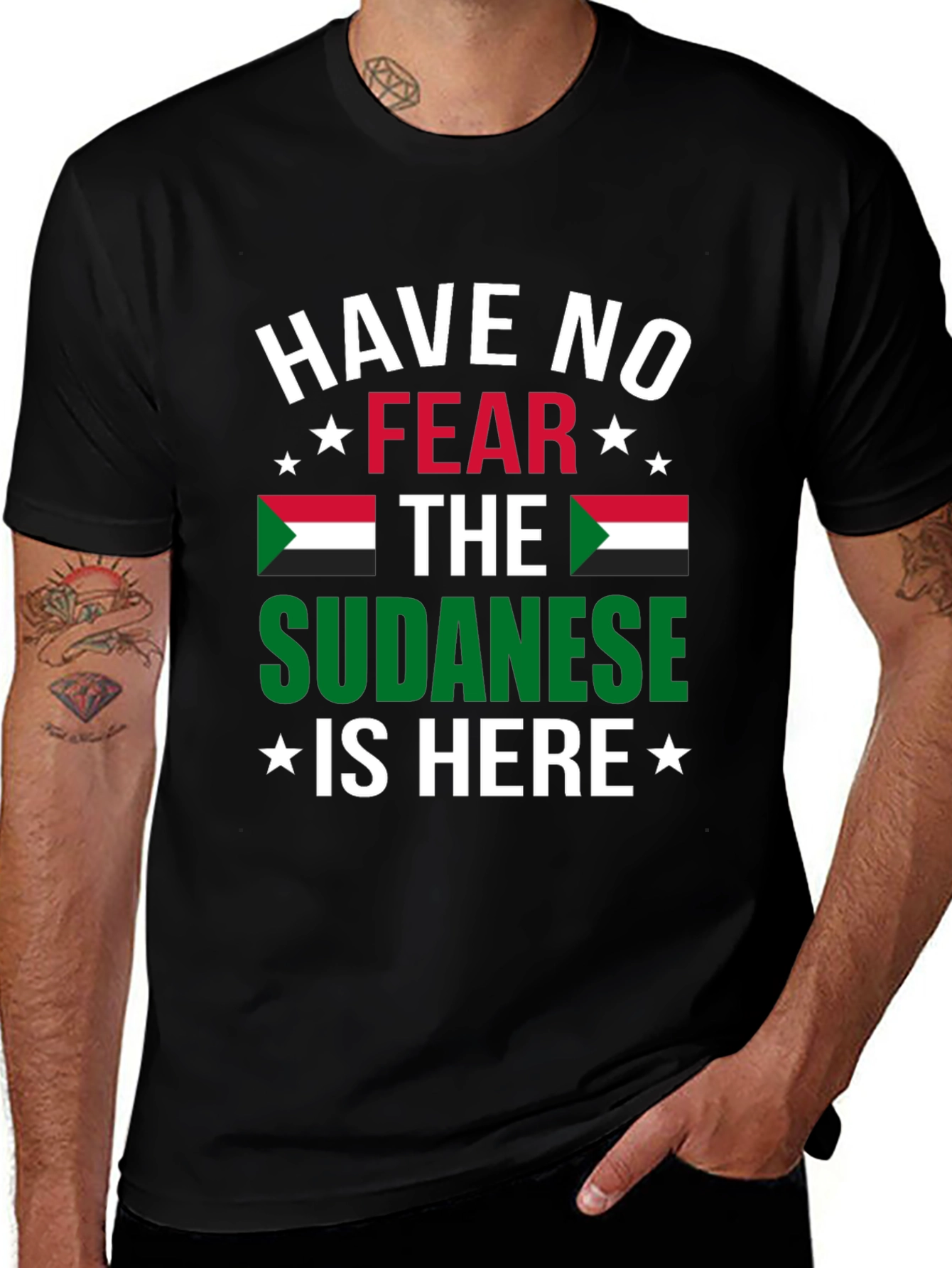 Sudanese Pride Graphic Tee - Have No Fear