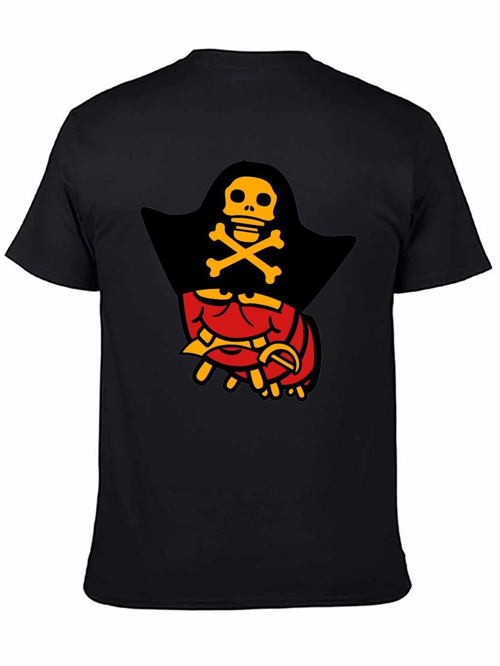 Pirate Lobster Graphic T-Shirt - Black Cotton Tee