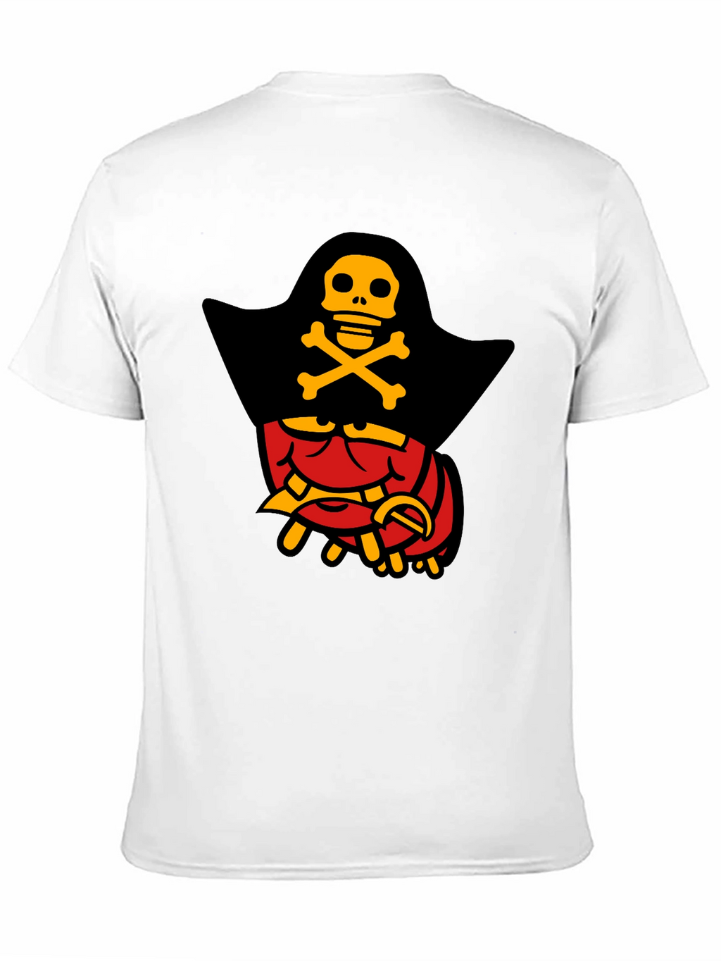 Pirate Lobster Graphic T-Shirt - Black Cotton Tee