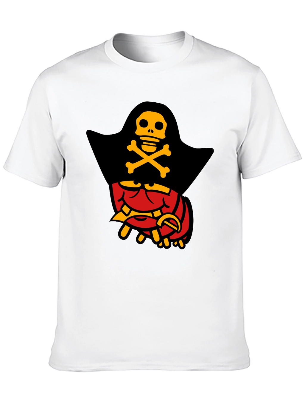 Pirate Lobster Graphic T-Shirt - Black Cotton Tee