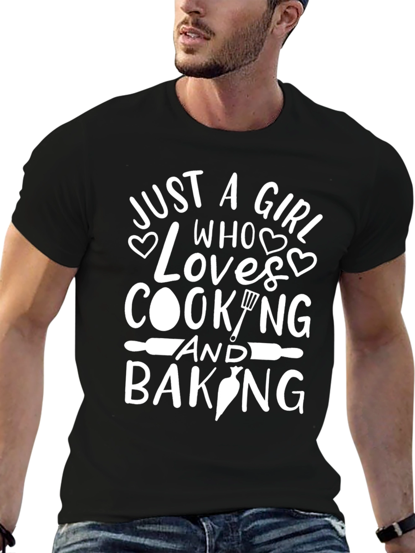 Just A Girl Who Loves Cooking and Baking T-Shirt
