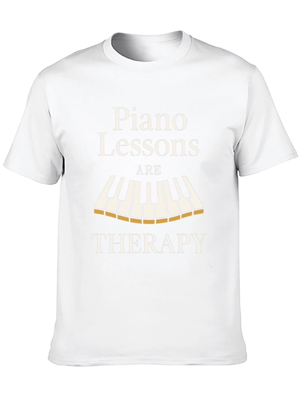 Piano Lessons Therapy T-Shirt - Music Lover Tee