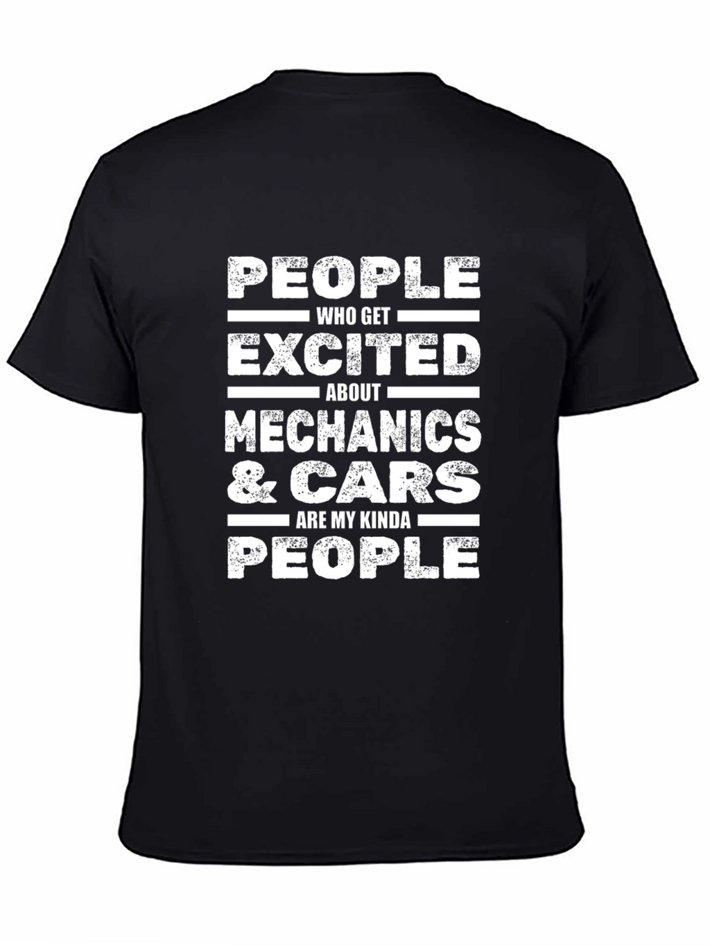 Mechanics & Cars Enthusiast T-Shirt - Black