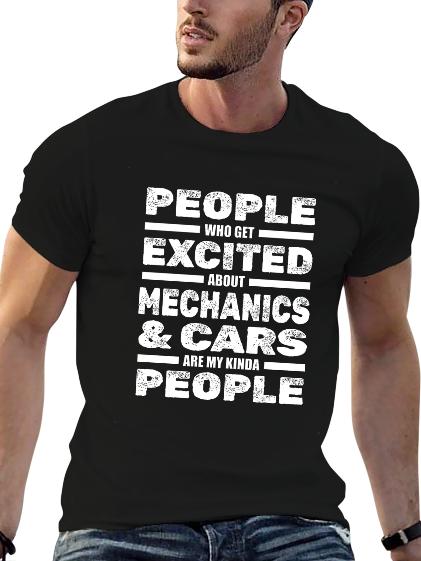 Mechanics & Cars Enthusiast T-Shirt - Black