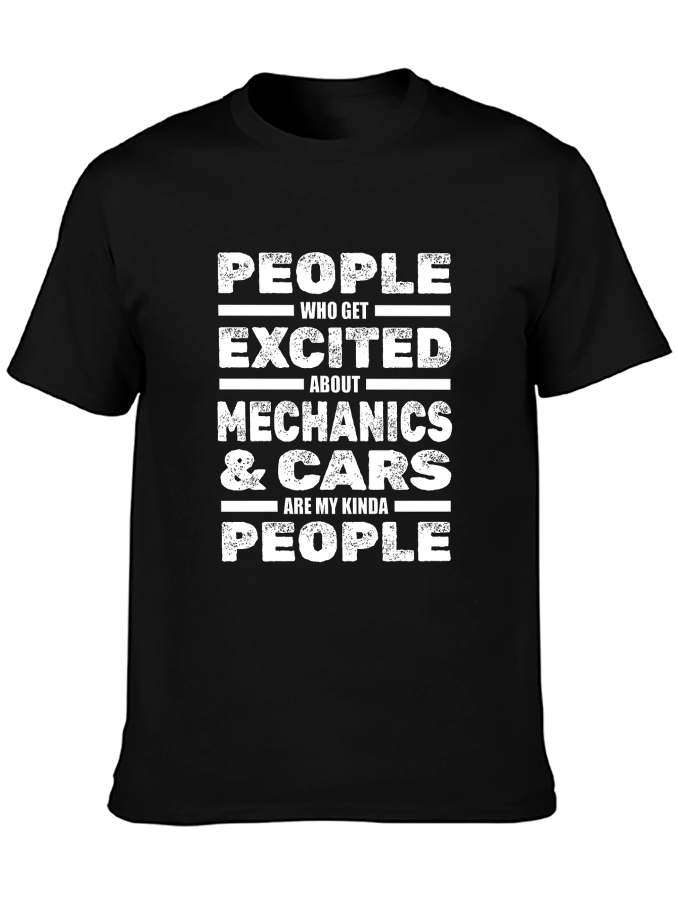 Mechanics & Cars Enthusiast T-Shirt - Black