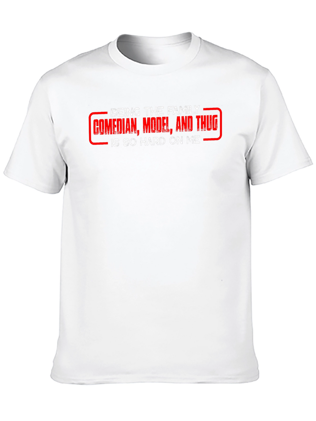 Family Comedian Graphic T-Shirt - Black