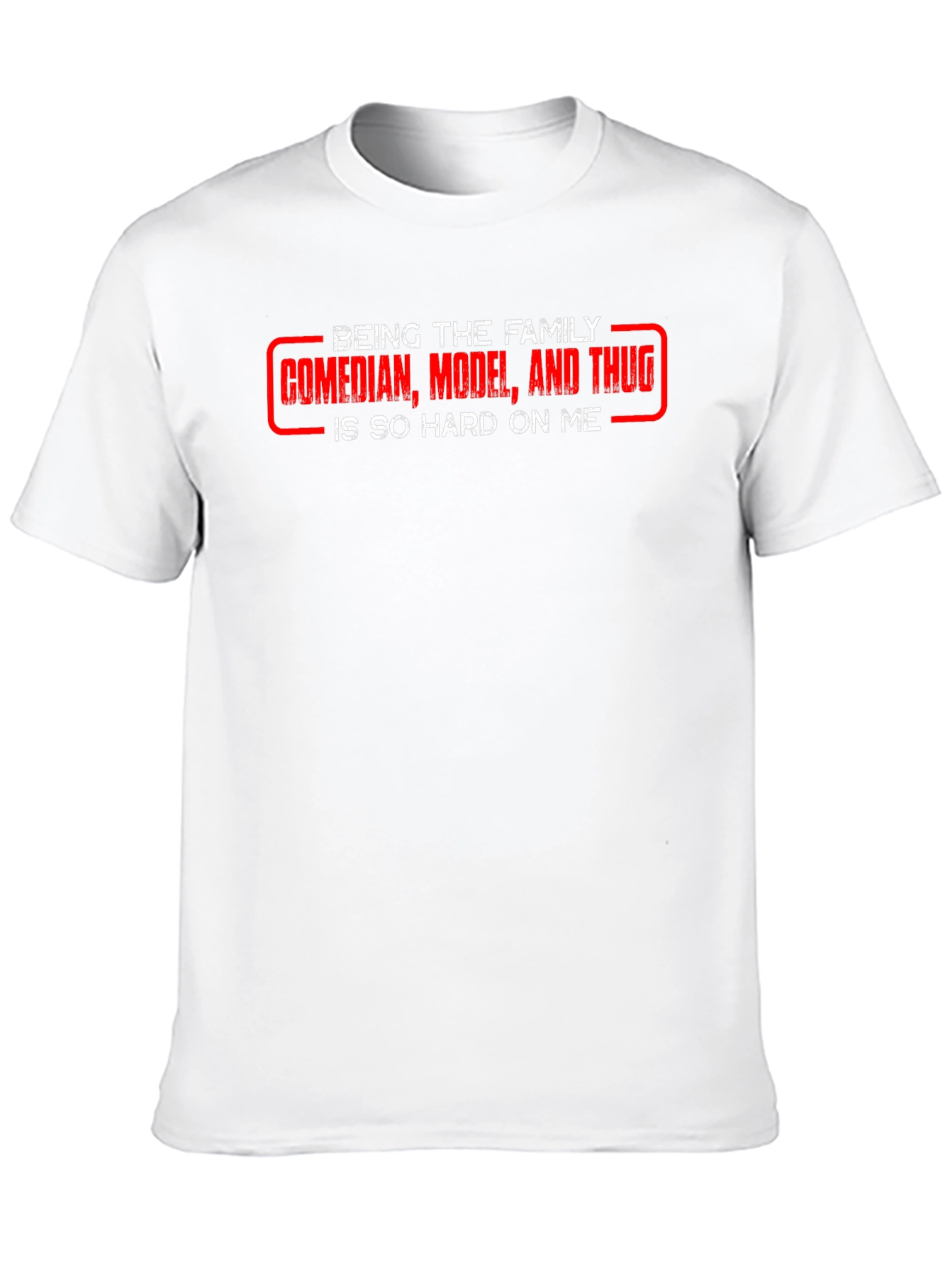 Family Comedian Graphic T-Shirt - Black
