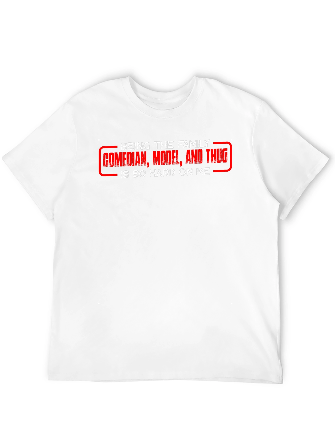 Family Comedian Graphic T-Shirt - Black