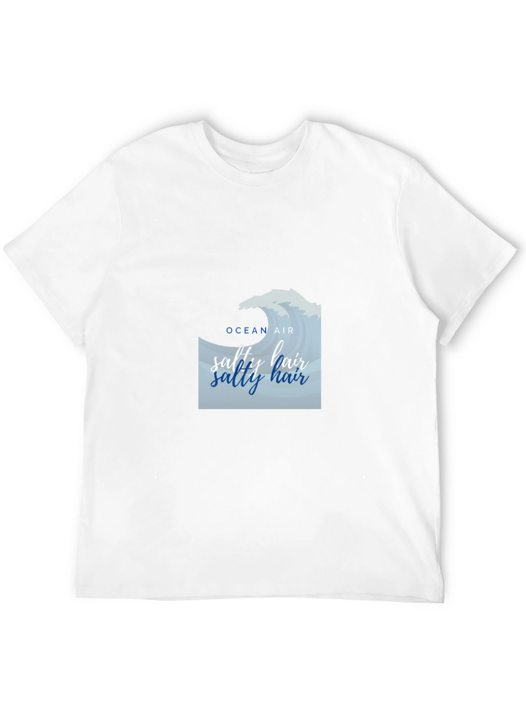 Ocean Air Salty Hair T-Shirt - Coastal Vibe Tee