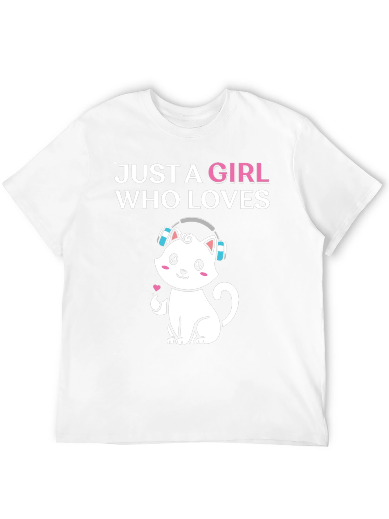 Girl Who Loves Cats T-Shirt