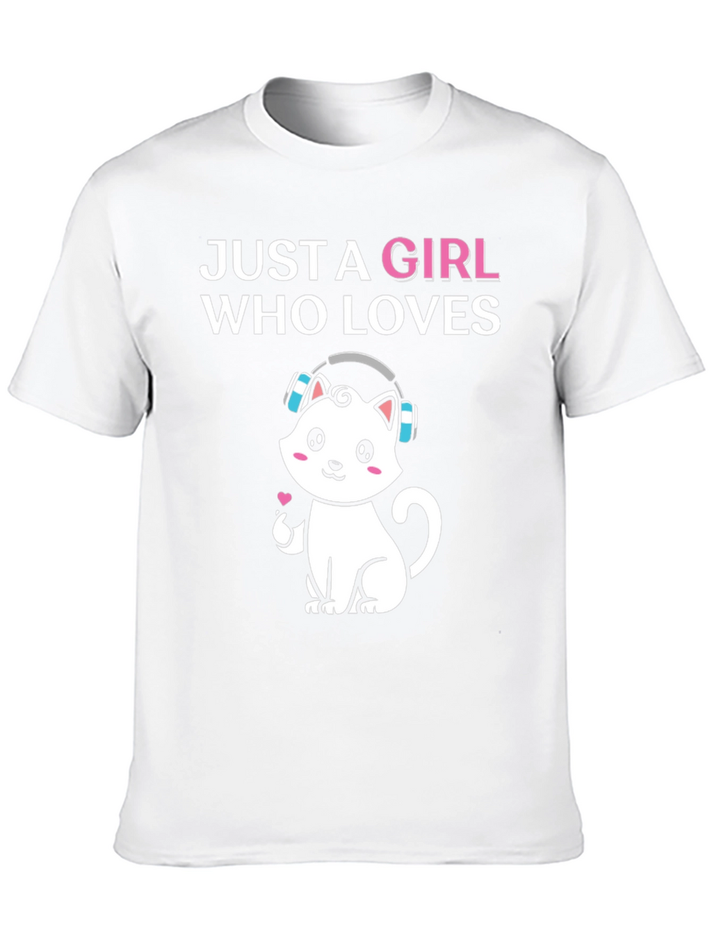 Girl Who Loves Cats T-Shirt