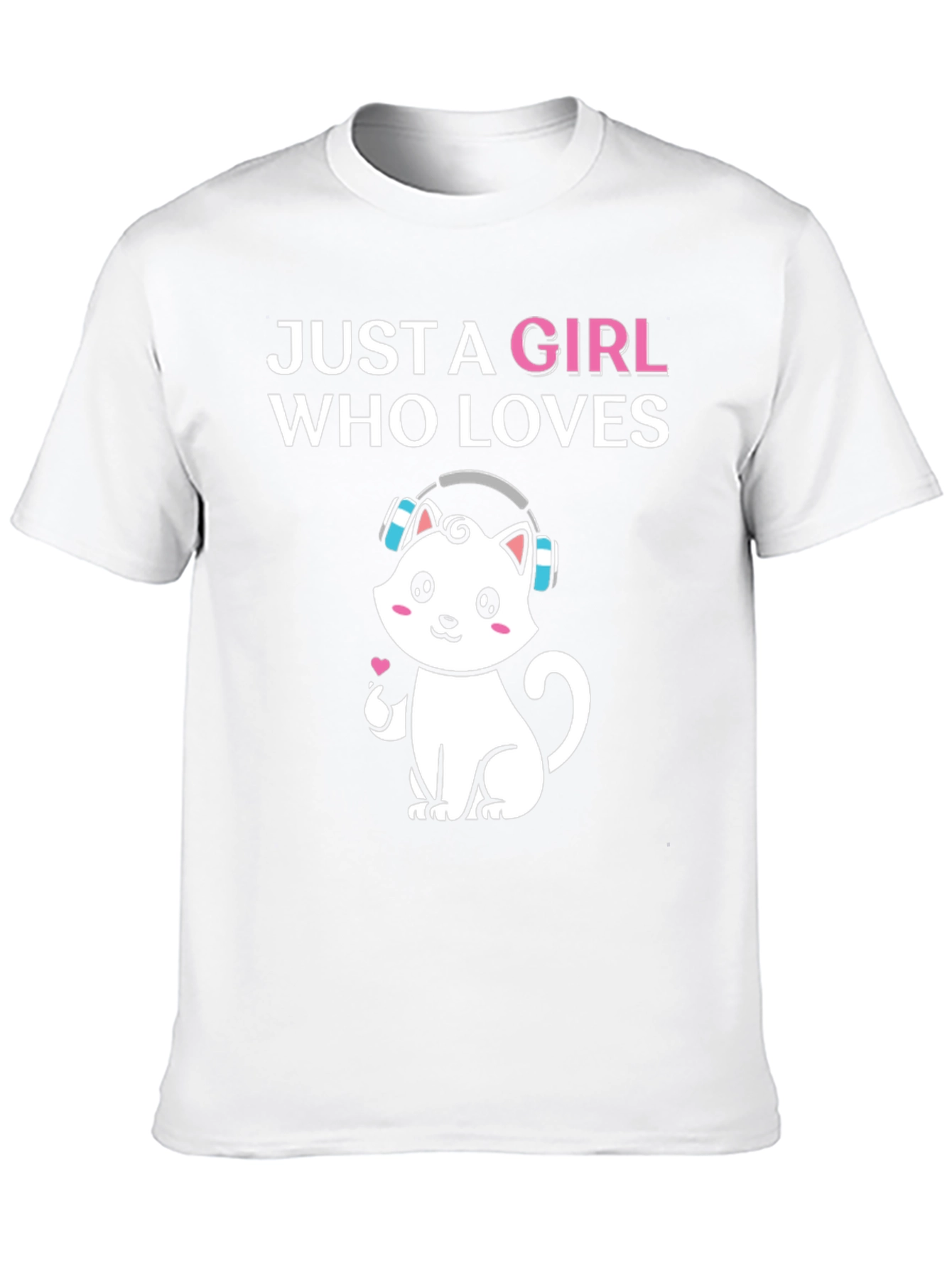 Girl Who Loves Cats T-Shirt