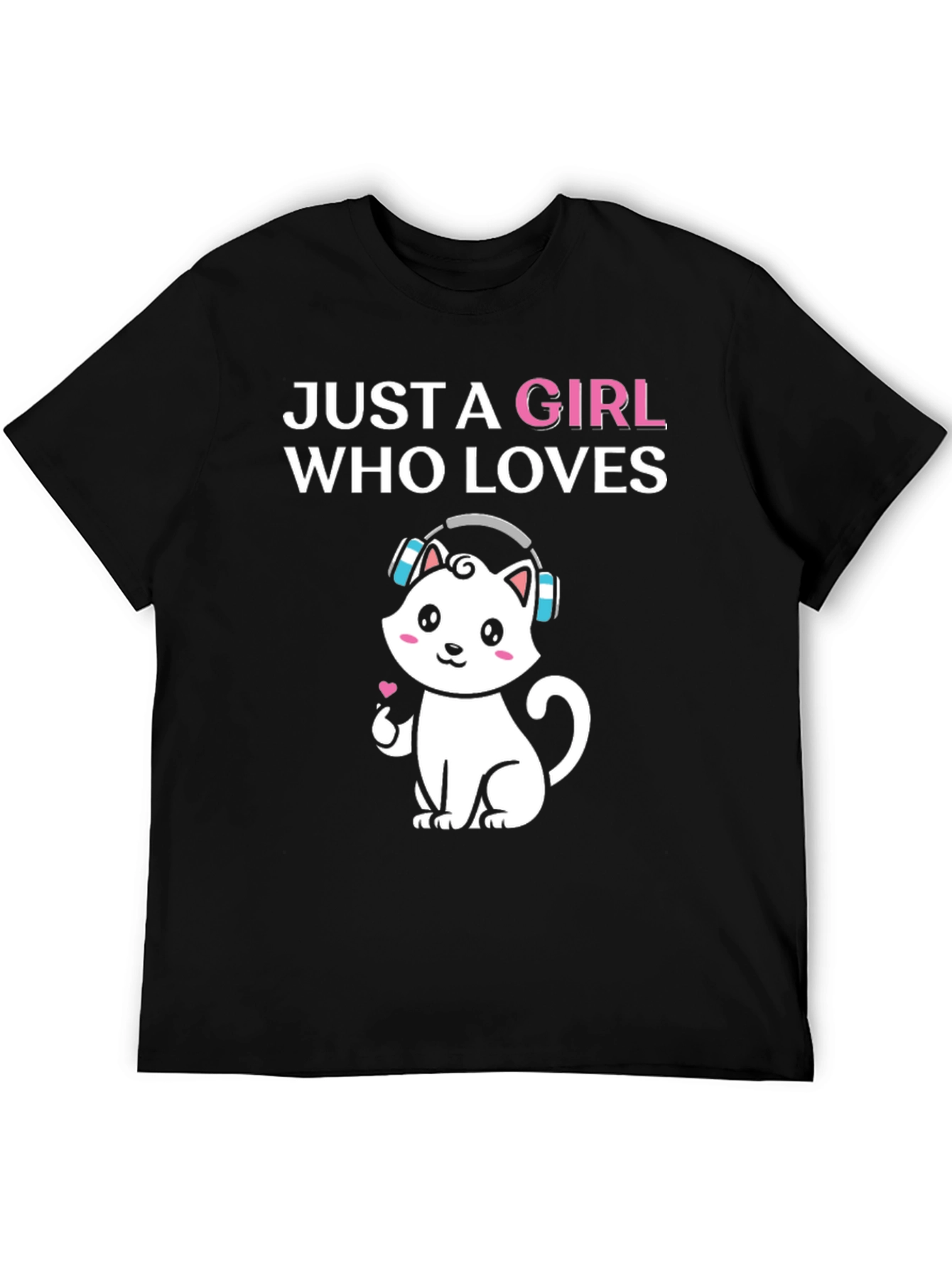 Girl Who Loves Cats T-Shirt