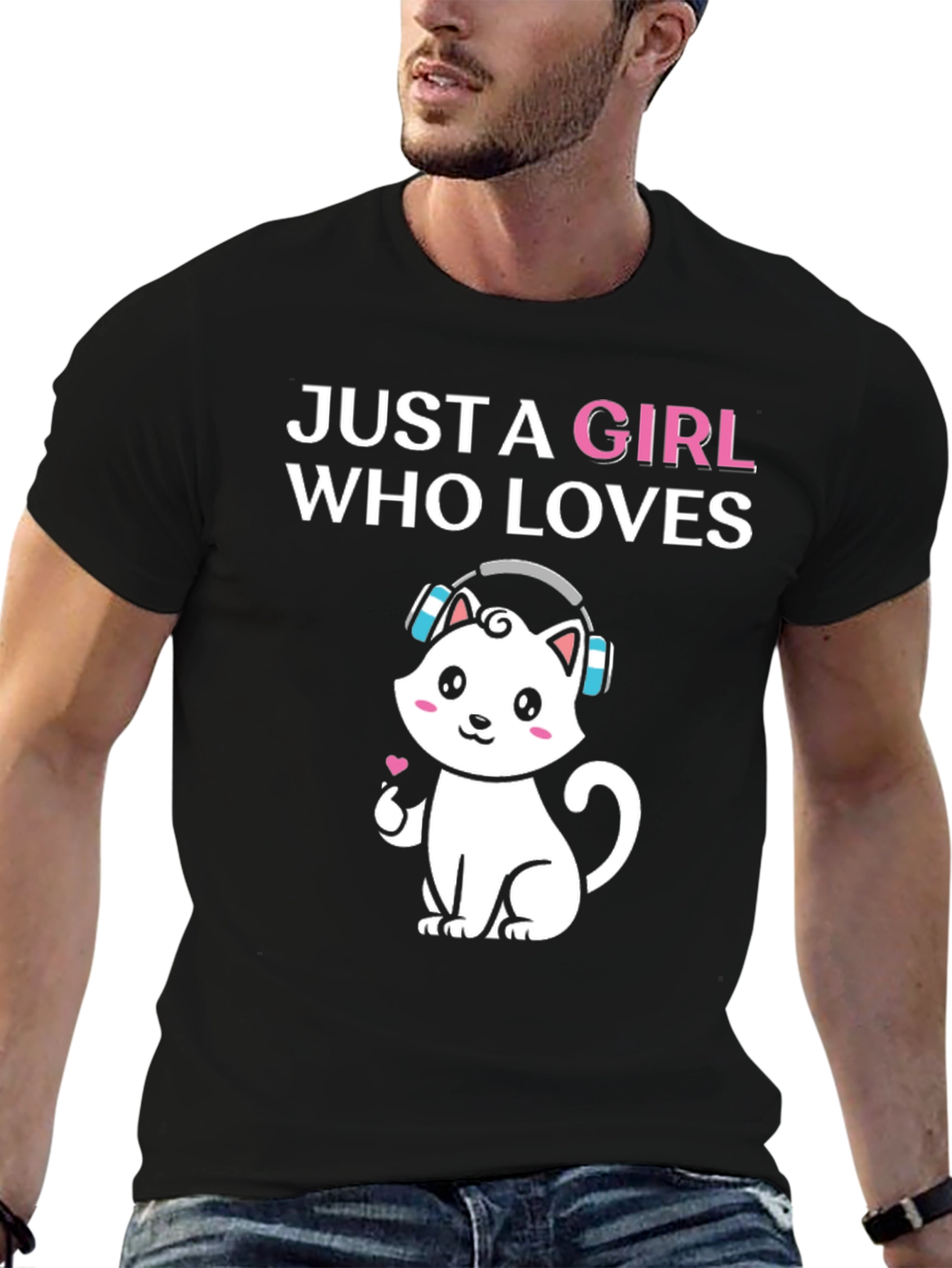 Girl Who Loves Cats T-Shirt