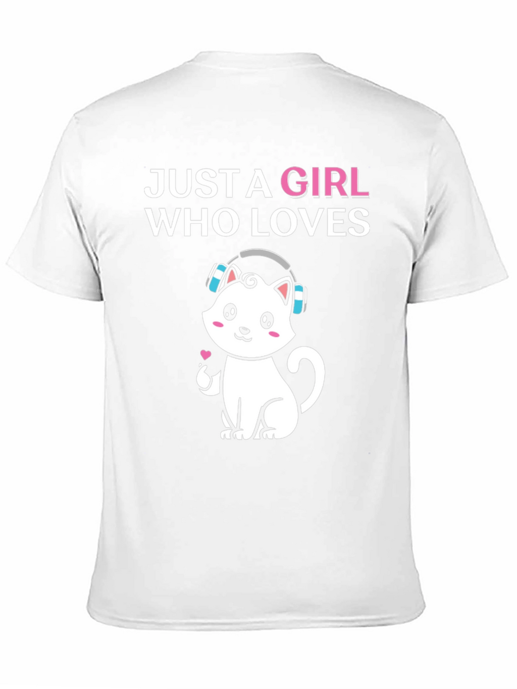 Girl Who Loves Cats T-Shirt
