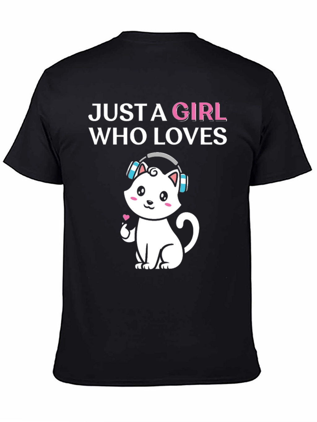 Girl Who Loves Cats T-Shirt
