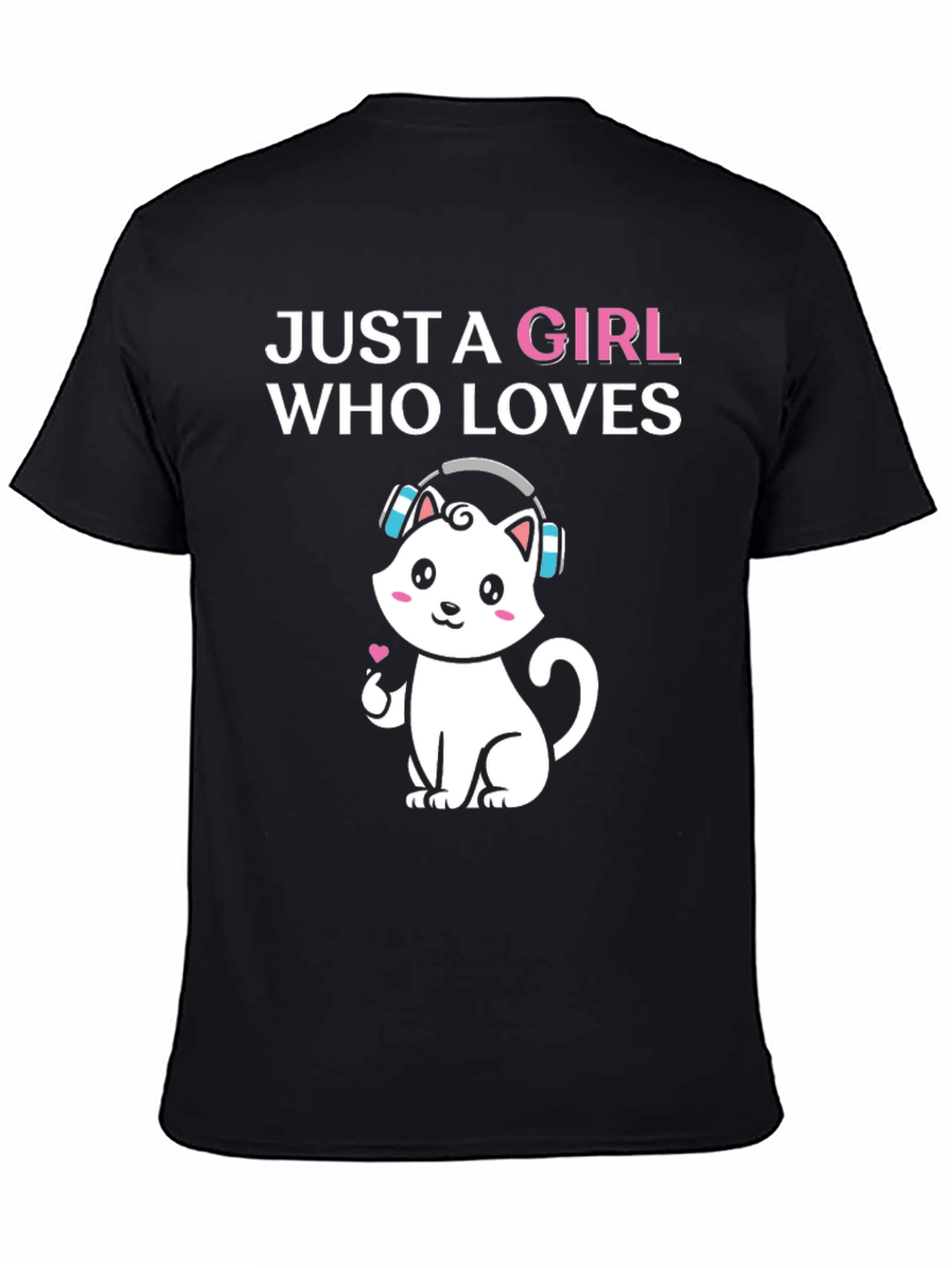 Girl Who Loves Cats T-Shirt