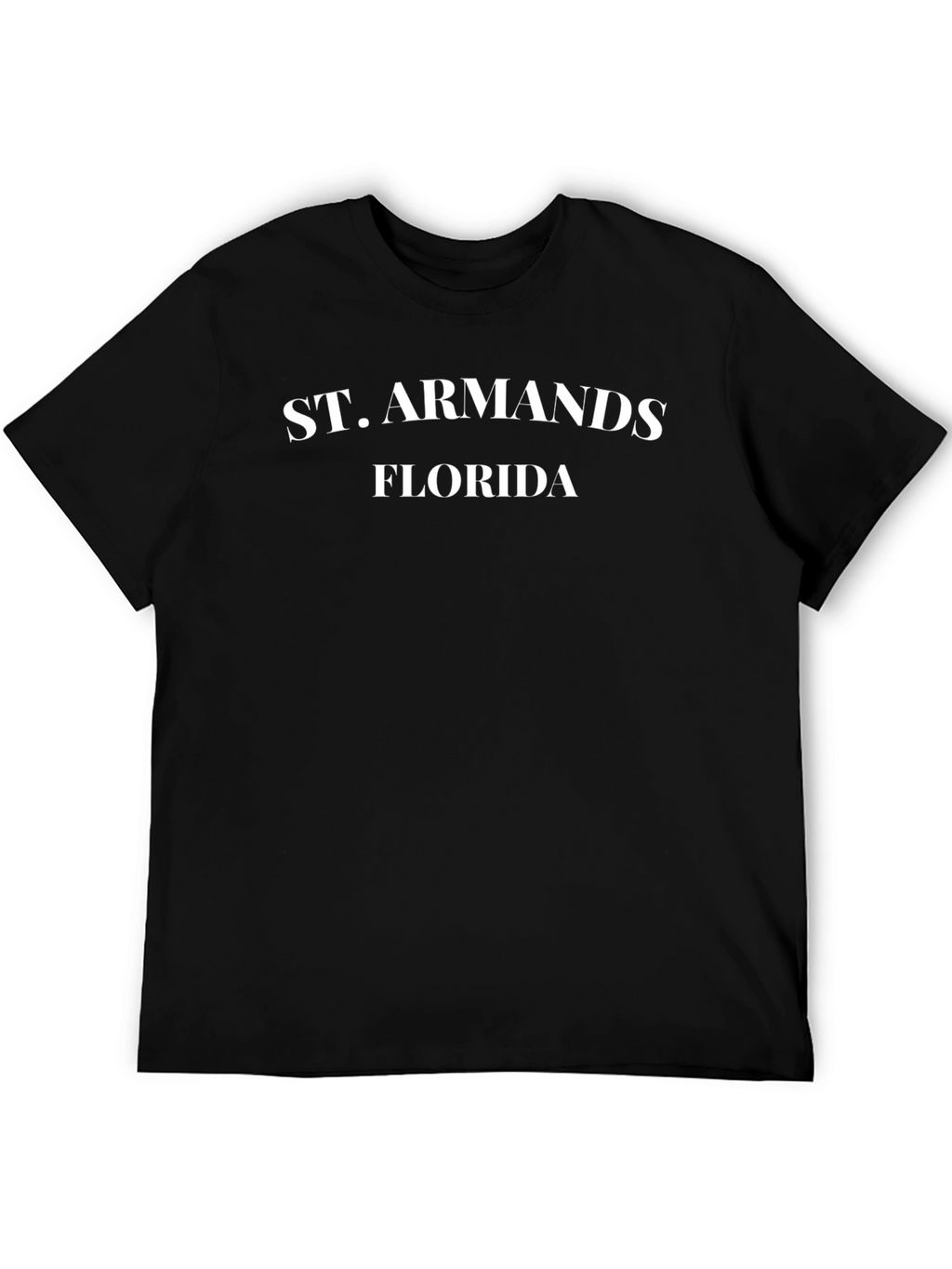 St. Armands Florida Black T-Shirt