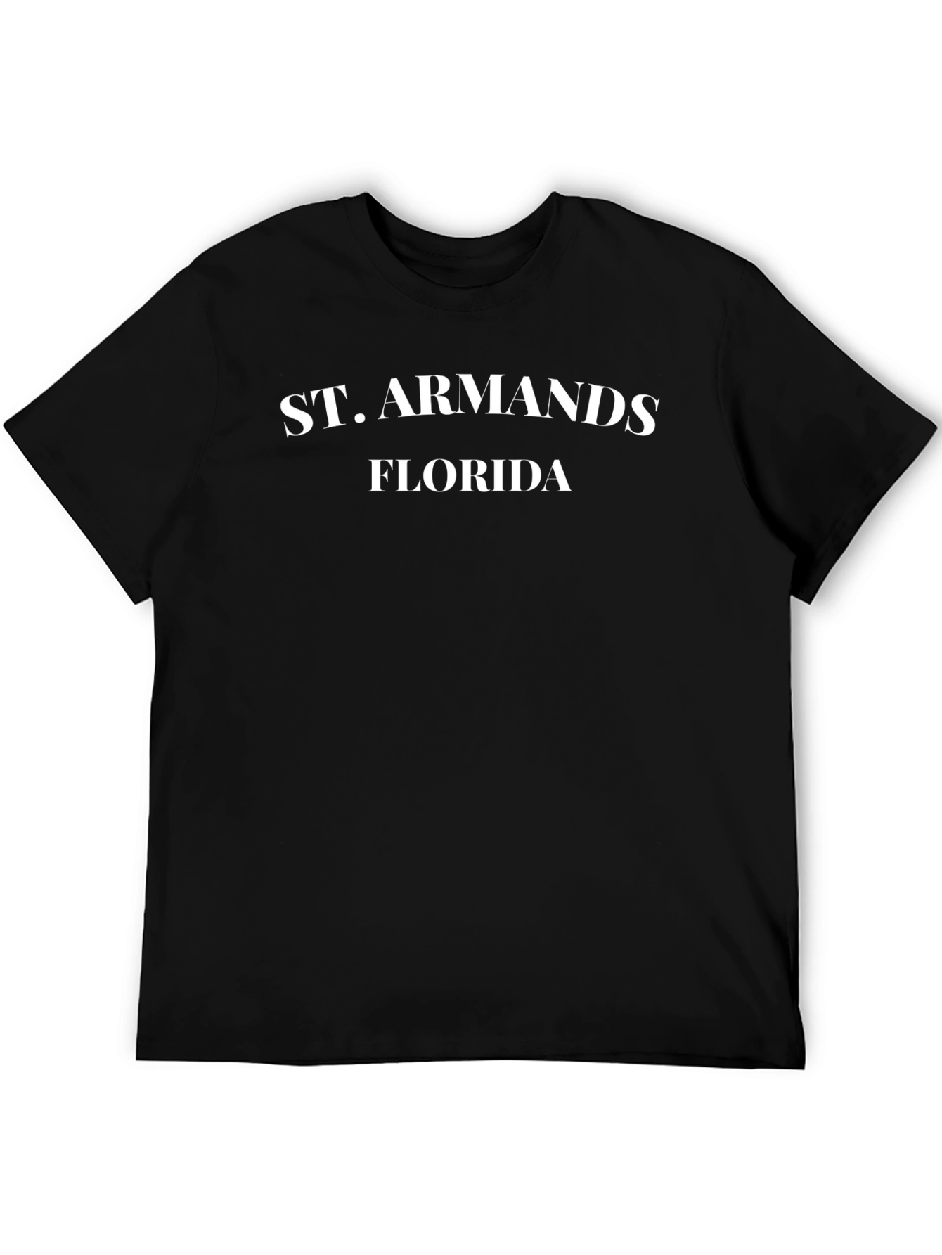 St. Armands Florida Black T-Shirt
